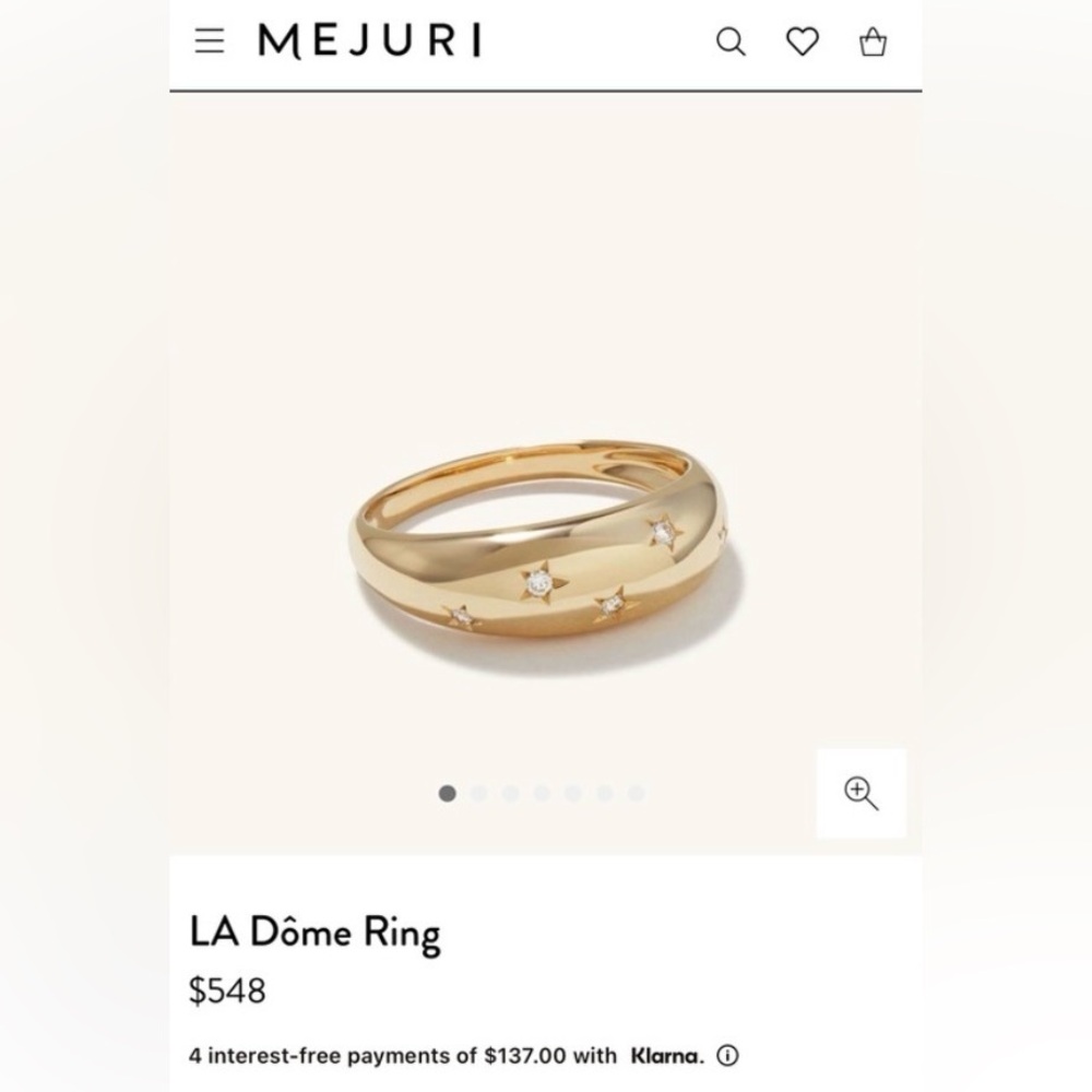 MEJURI CELESTIAL DÔME RING